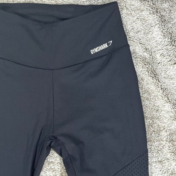 Gymshark Black Quick Dry Pro Performance Laser Cut Leggings Sz S - Picture 6 of 11